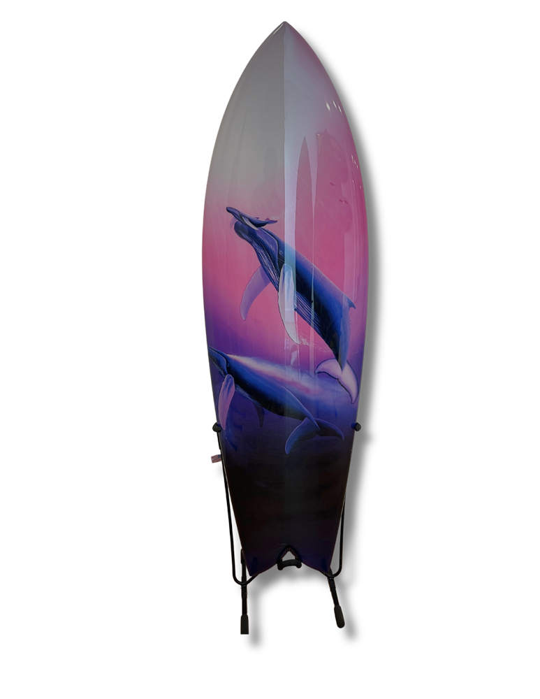 First Breath of Life Surfboard by Wyland