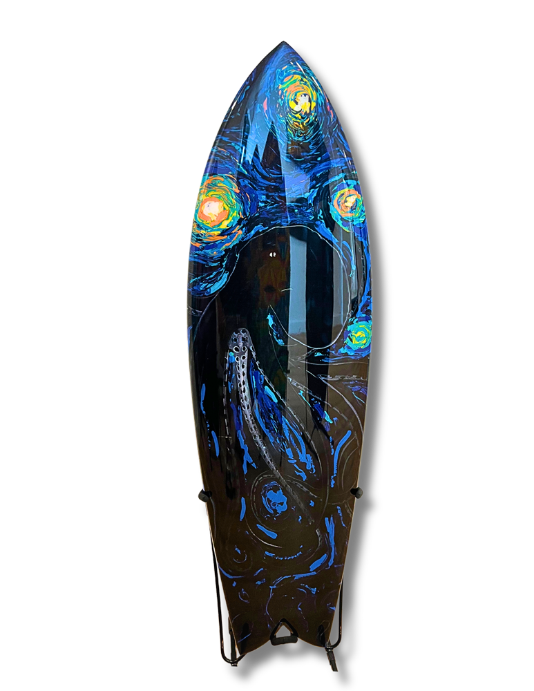 Starry Starry Sea Surfboard by Wyland